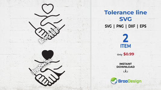 Tolerance line SVG