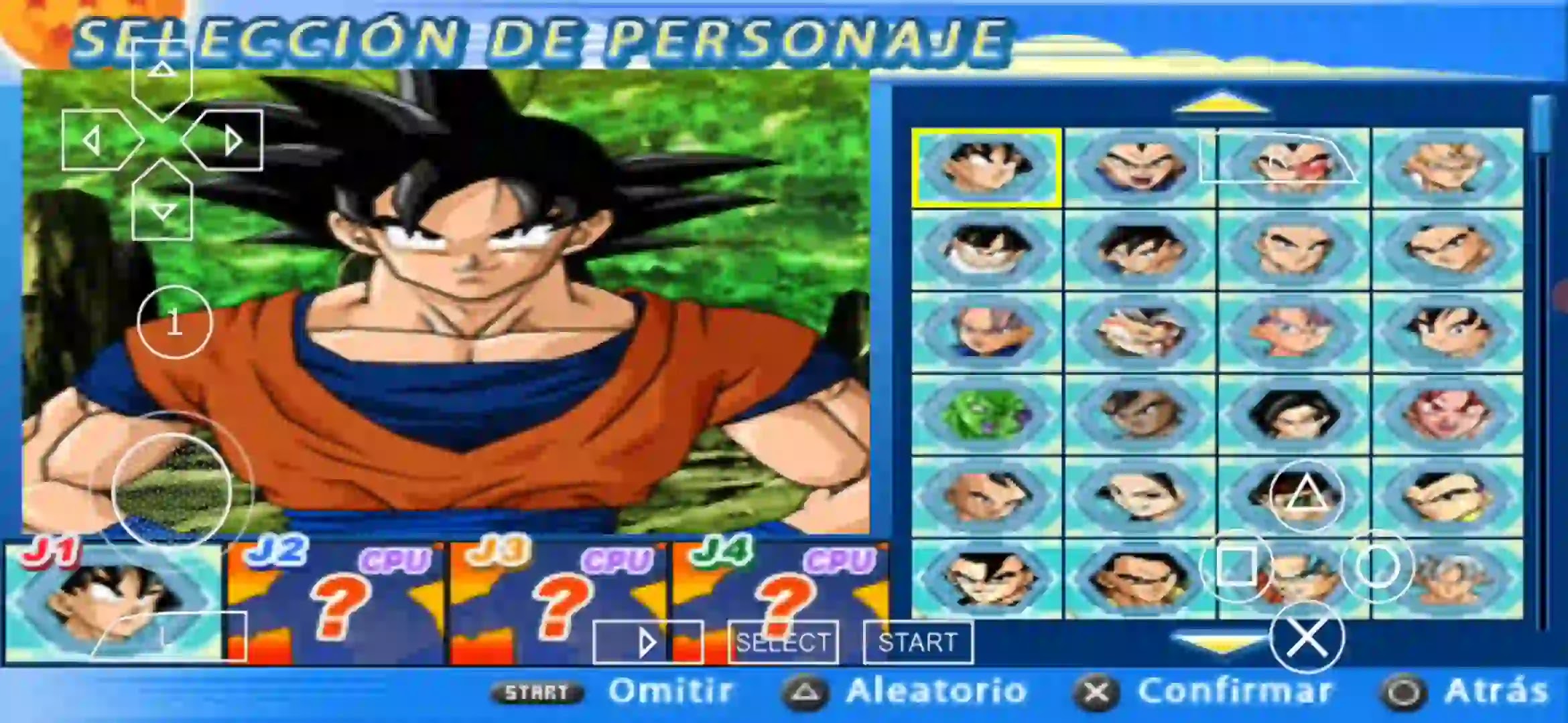 DBZ Budokai Tenkaichi 3 For Android PPSSPP