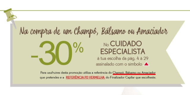 Banner com promoção de 30% de desconto em produtos capilares do Catálogo 12/2019 de Yves Rocher Portugal