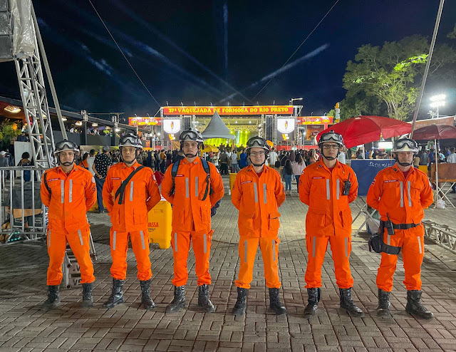 Equipes do 17º Grupamento de Bombeiros Militar atuam na 37ª Vaquejada de Formosa do Rio Preto*