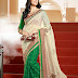 Beautiful Embroidered Half n Half Saree