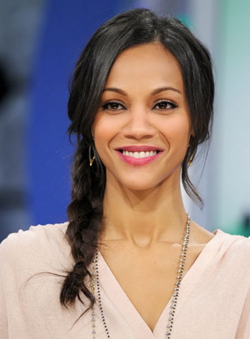 Long Braid  African American Women Hairstyles with Bangs