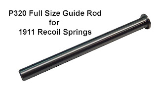 Sig P320, 1911 Recoil Spring, Stainless Steel Guide Rod, P320 Guide Rod