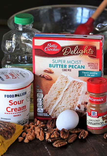 Butter Pecan Cake Mix Cookies Ingredients Image