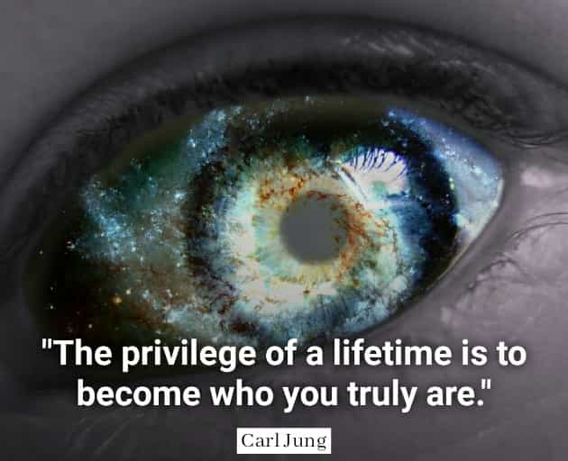 Carl Jung quotes The privilege of a lifetime is to become who you truly .
