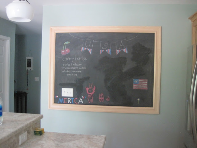 building on love: DIY chalkboard