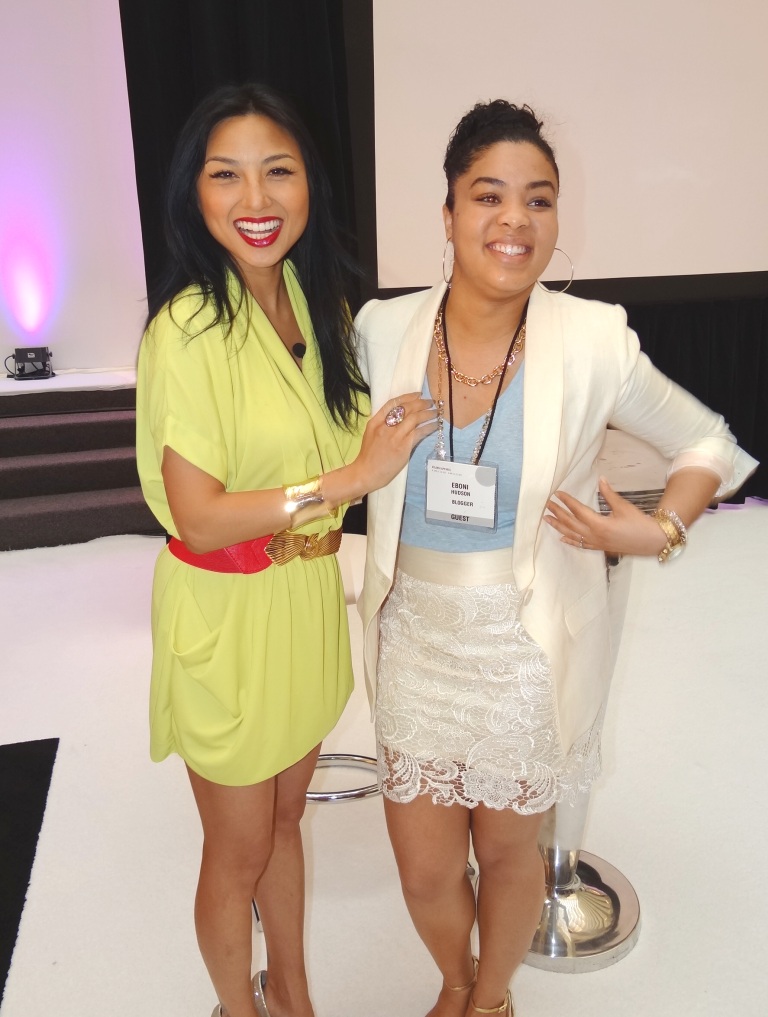 It was awesome meeting Jeannie Mai and hearing her speak
