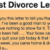 Joke Of Today: THE BEST DIVORCE LETTER EVER