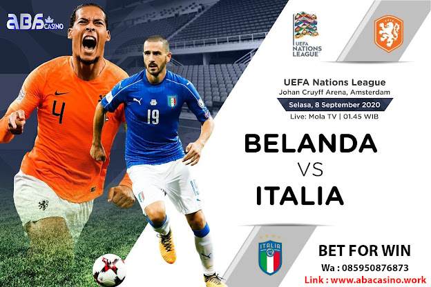 Prediksi UEFA Nations League Belanda vs Italia Selasa 8 September 2020