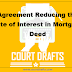 Agreement Reducing the Rate of Interest in Mortgage Deed