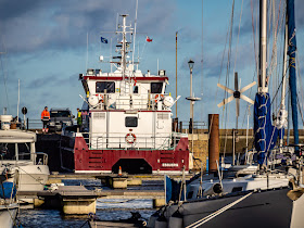 Photo of MV Achiever at Maryport Marina
