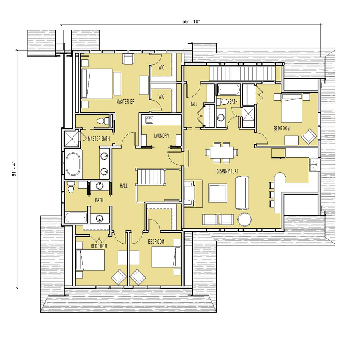 Apartment Floor Plans 1 Bedroom With Den