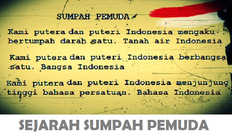 Sejarah Sumpah Pemuda Dan Isi Teks Sumpah Pemuda