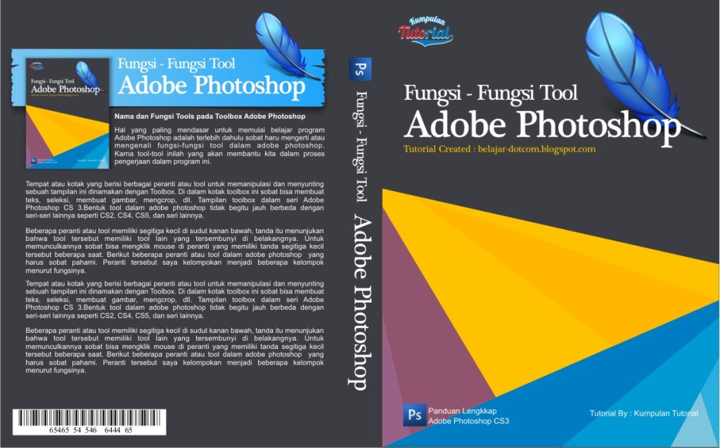  Membuat Desain Cover Buku dengan CorelDRAW  X4 Bintang 