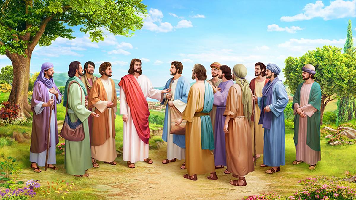 Chúa và môn đệ, Jesus and his disciples