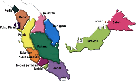 Koleksi Peta Negara Malaysia - JIWAROSAK.COM