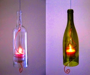  Membuat  Lampion Lampu  dari  botol  Kaca  tips Soreini 