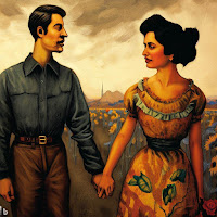 Van Gogh e Frida Kahlo - Paleta do Amor