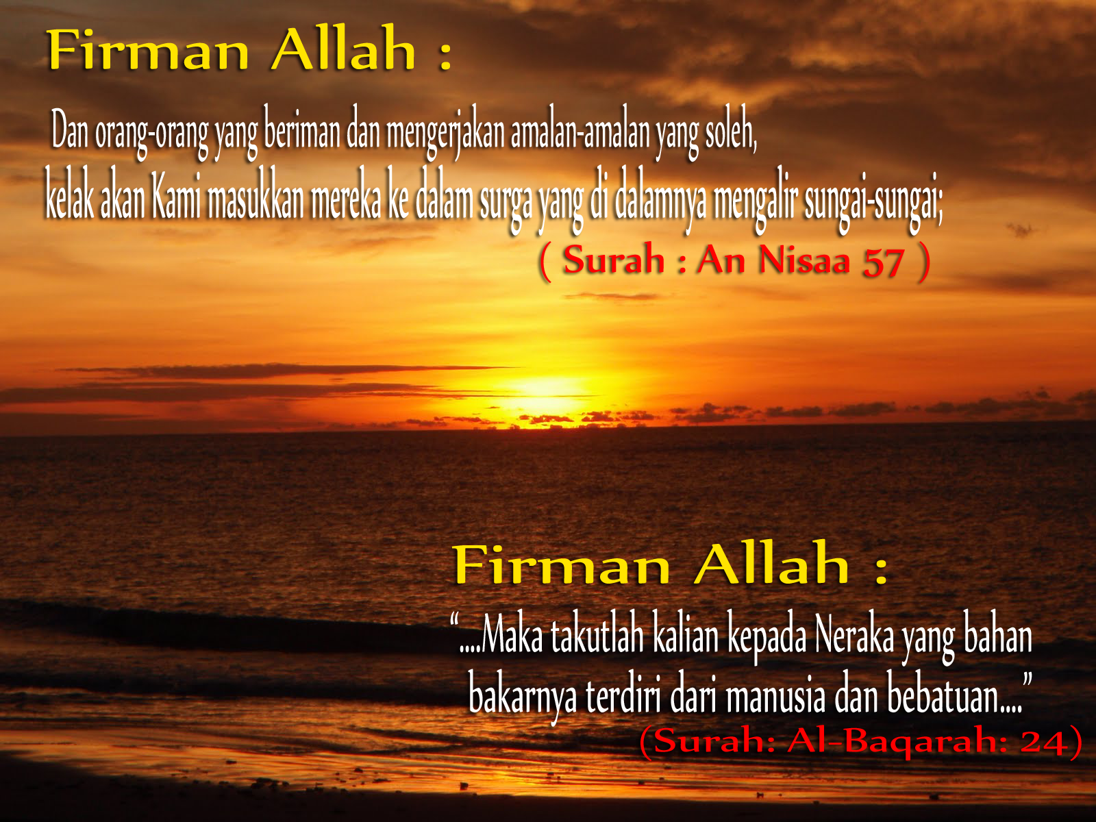 Quran Surah An Nisa Ayat 57 Tentang Surga - Al-Quran