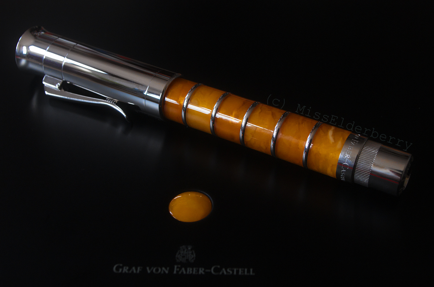 these beautiful pens Amber Graf von Faber Castell  s Pen 