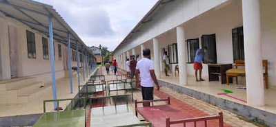 AMU Malappuram quarantine set up