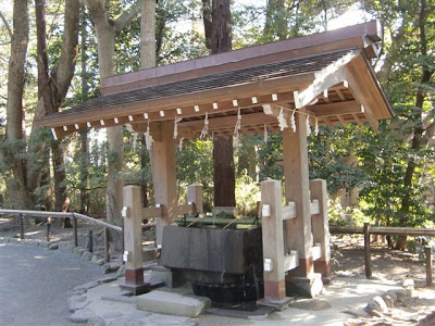 白旗神社の手水舎