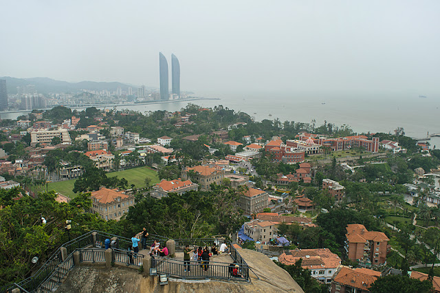 Panorama depuis le point culminant de l'île de Gulangyu