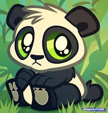 Cartoon Baby Panda Bears