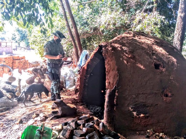 Mais de uma tonelada de carvão vegetal é apreendida durante operação da Polícia Ambiental