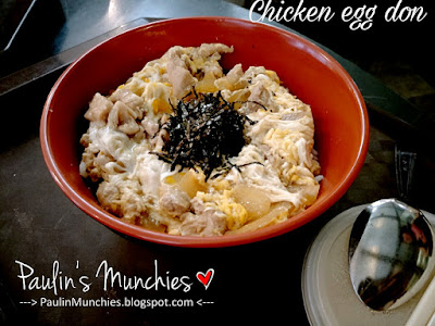 Paulin's Muchies - Men Don Express & Sun Korean Food at The Kitchen Star Vista - Chicken egg don