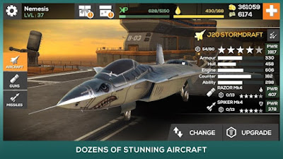 โหลดเกมส์ APK Nemesis: Air Combat โกงเงิน