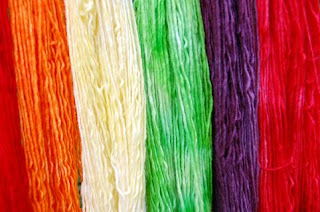 Koo Aid dyed yarn