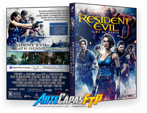 DVD Resident Evil: A Ilha da Morte (2023), HD 1080P 5.1 DUAL POR 4.59