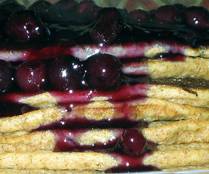 Pancakes syrup Cooking:  with Andrea's topping how with Easy nectar make agave pancake to Vegan blueberry