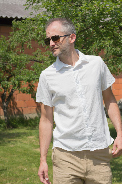 DIY Stoffhose für Männer nach einem kostenlosen englischsprachigen Schnittmuster + DIY Herrenhemd nach einem Burdaschnitt