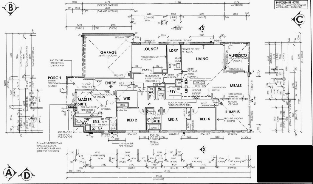 Our First House  4th Contract  Variation Final House  Plan  