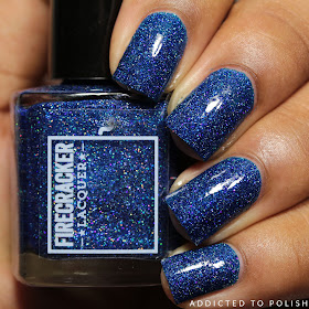 Fire Cracker Lacquer Stick & (blue) Berries | Addicted to Polish