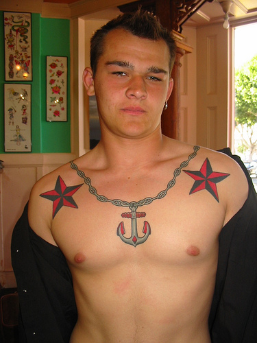 tattoo star man flower tattoo designs