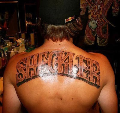 SHECKLER'S TATTOO. Syafikah Edora Binte Ibrahim ! I Love You Piglet !