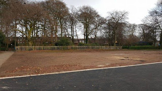 Petanque and Boules Terrain at Alexandra Park in Stockport