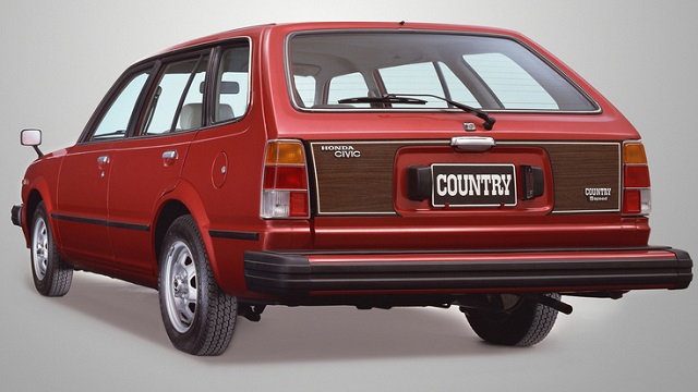 Honda Civic Country Station Wagon - Red paint