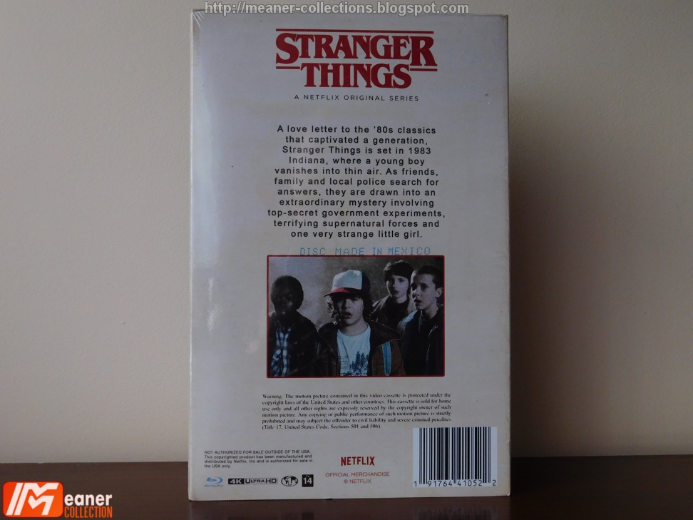 Stranger Things Season 1 Target Exclusive Blu Ray 4k Uhd