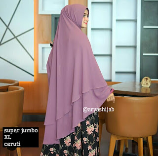 Model Jilbab Ceruti Jumbo