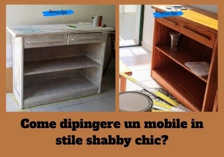 Come dipingere un mobile in stile shabby chic