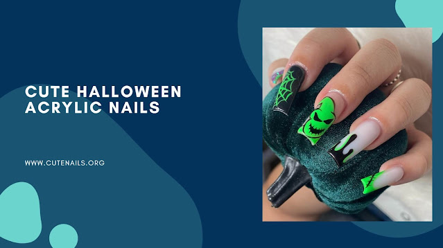Cute Halloween Acrylic Nails
