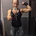 Sarah backman Female bodybuilding fitness arm wrestling beauty :
