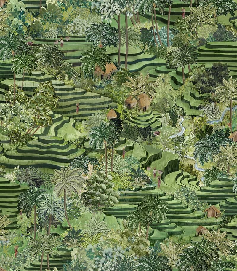 Rice Terrace Wallpaper by Brand Mckenzie