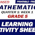 MELCs BASED - Learning Activity Sheets in MATH 5 (Quarter 1: Week 1)