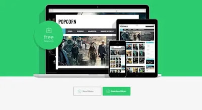 Popcorn Movie Blogger Template