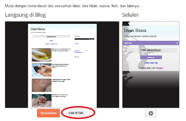 Edit HTML diaribiasa.blogspot.com